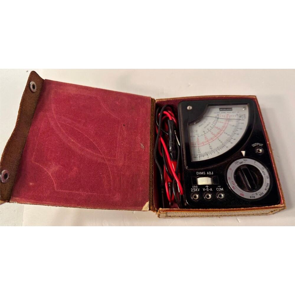 Midland 23-101 Vest Pocket Multimeter With Original Carrying Case